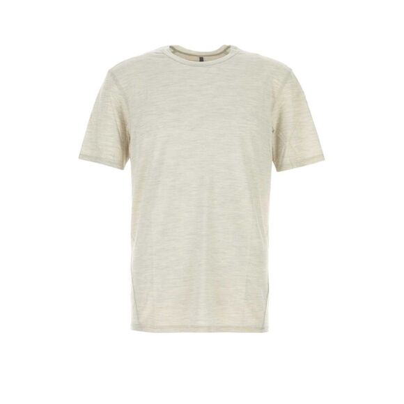 Veilance Men Melange Light Grey Wool Blend Frame T-Shirt